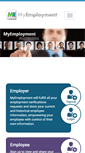 Mobile Screenshot of myemployment.com