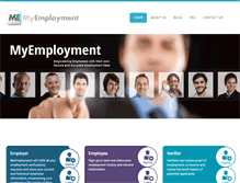 Tablet Screenshot of myemployment.com